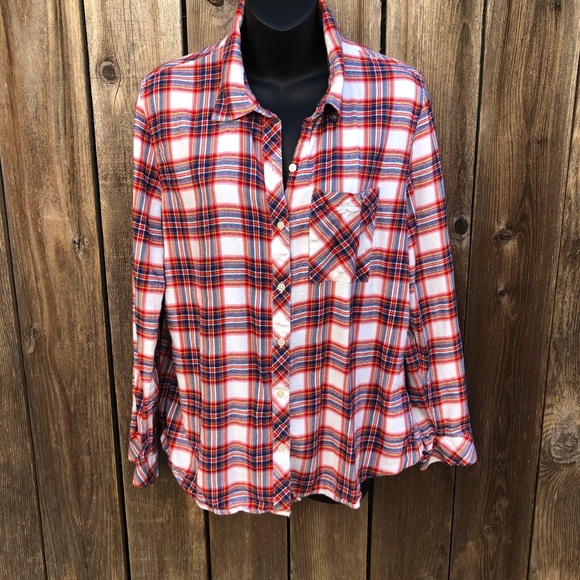 Gap plaid button down flannel - Picture 1 of 5